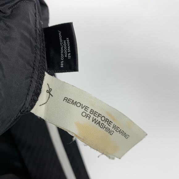 Ann Taylor Devin Fit Crop Pants Womens Size 00 Black Dress Pant - Picture 5 of 6